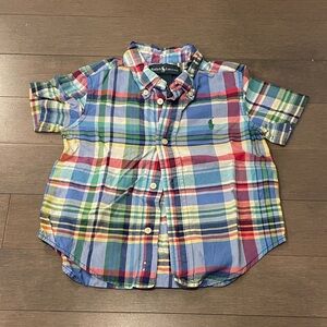 Ralph Lauren Multicolor Plaid Kids Button Down Shirt